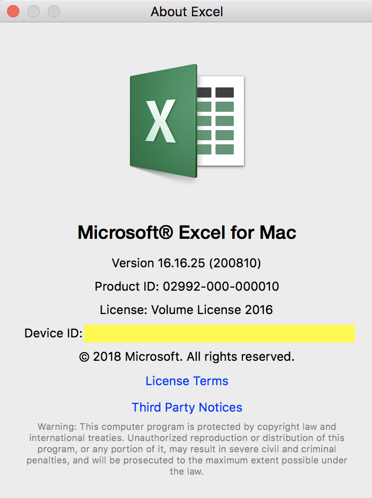 install developer for excel mac 2016